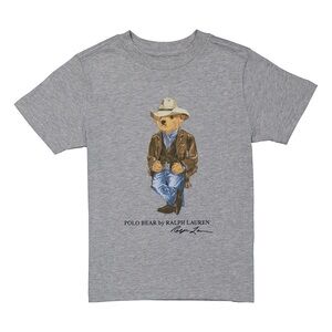 Ralph Lauren Men’s Gray T-Shirt with Polo Bear 3XL